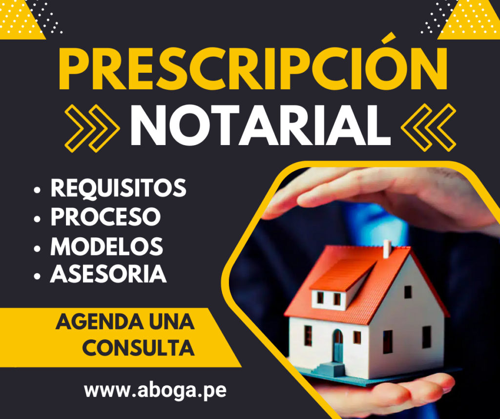 Prescripcion Adquisitiva de Dominio Notarial