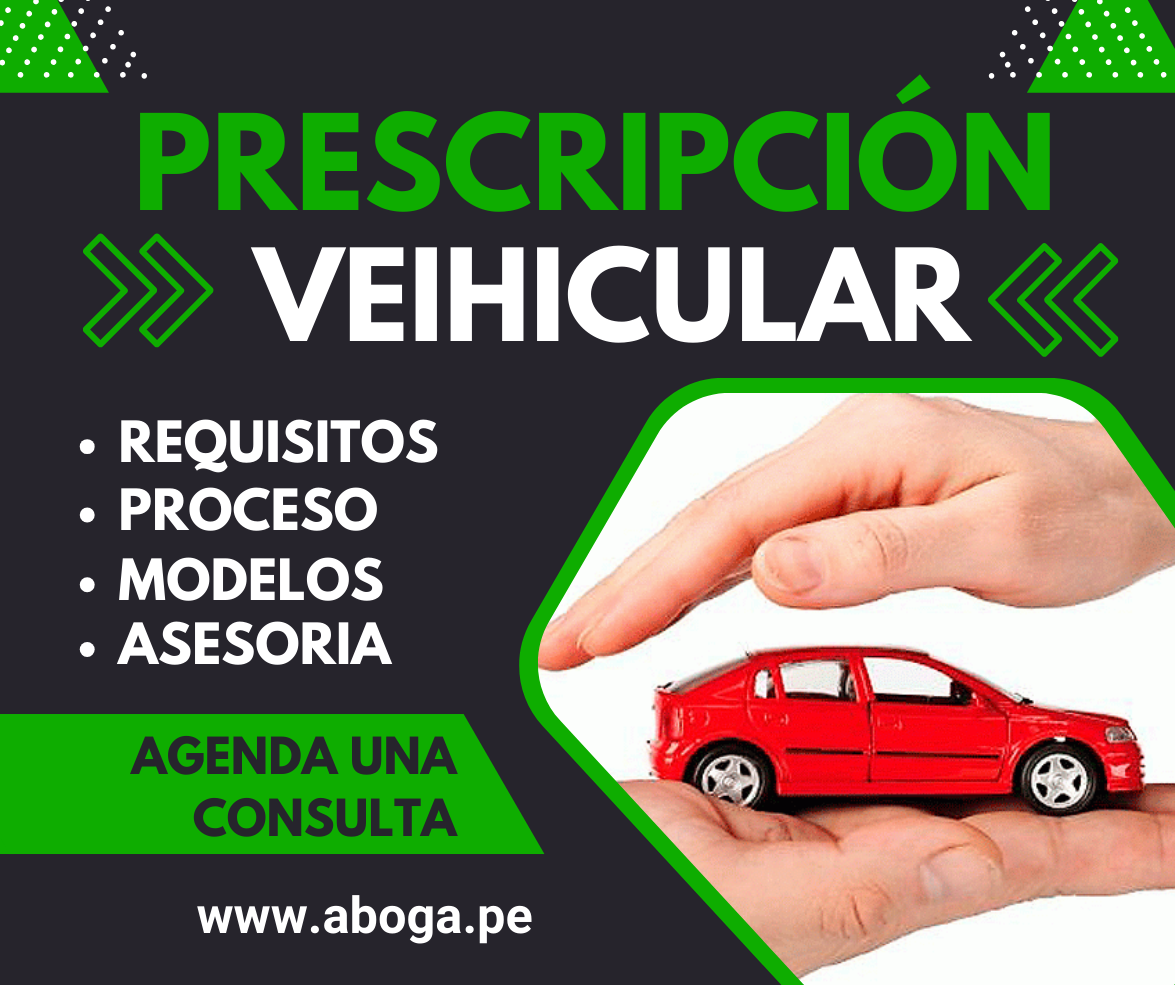 Prescripcion Adquisitiva de Dominio Vehicular